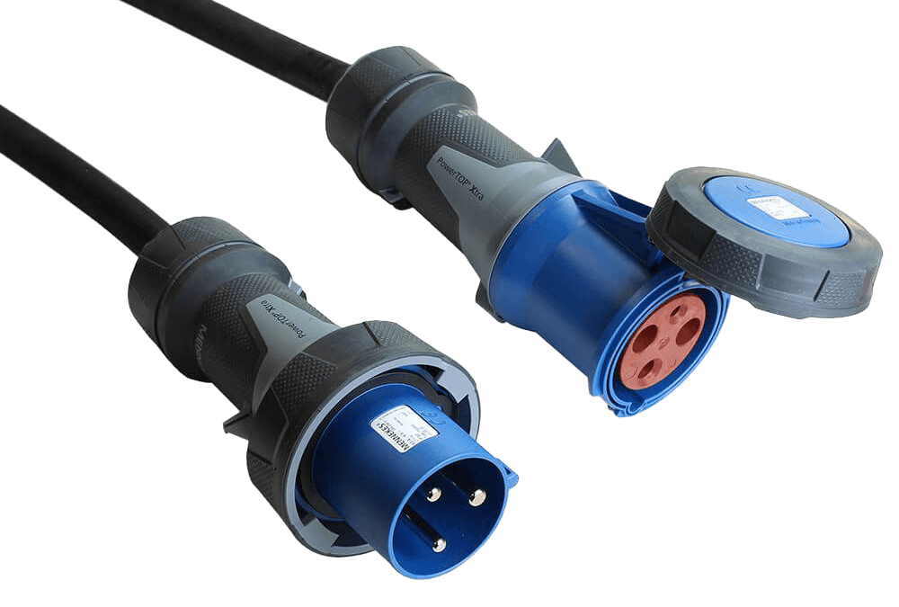 125 Amp 230v Single Phase Extension Cable